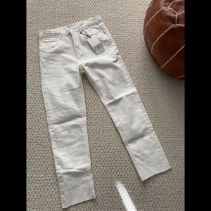Brand new Zara white jeans